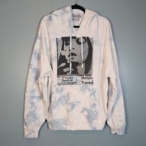 Taylor Swift Midnights Official Merchandise Tracklist Tie Dye Hoodie XL